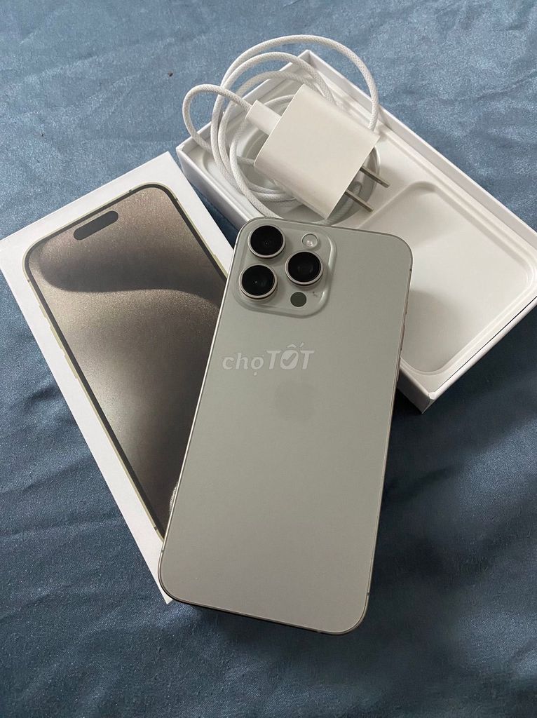 Apple iPhone 15 Pro Max 256GB Xám tự nhiên VN/A. Mua bán Điện thoại tại Quận 5 Tp Hồ Chí Minh được đăng bởi Hội Đồ Điện Tử hình 1