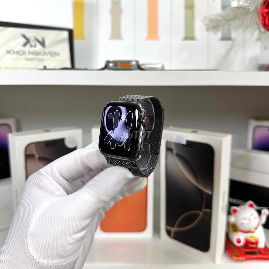 Watch Series 6 44mm Thép Đen Graphite LTE Esim. Mua bán Thiết bị đeo thông minh tại Quận Thanh Xuân Hà Nội được đăng bởi Nguyễn Hữu Nguyên hình 1