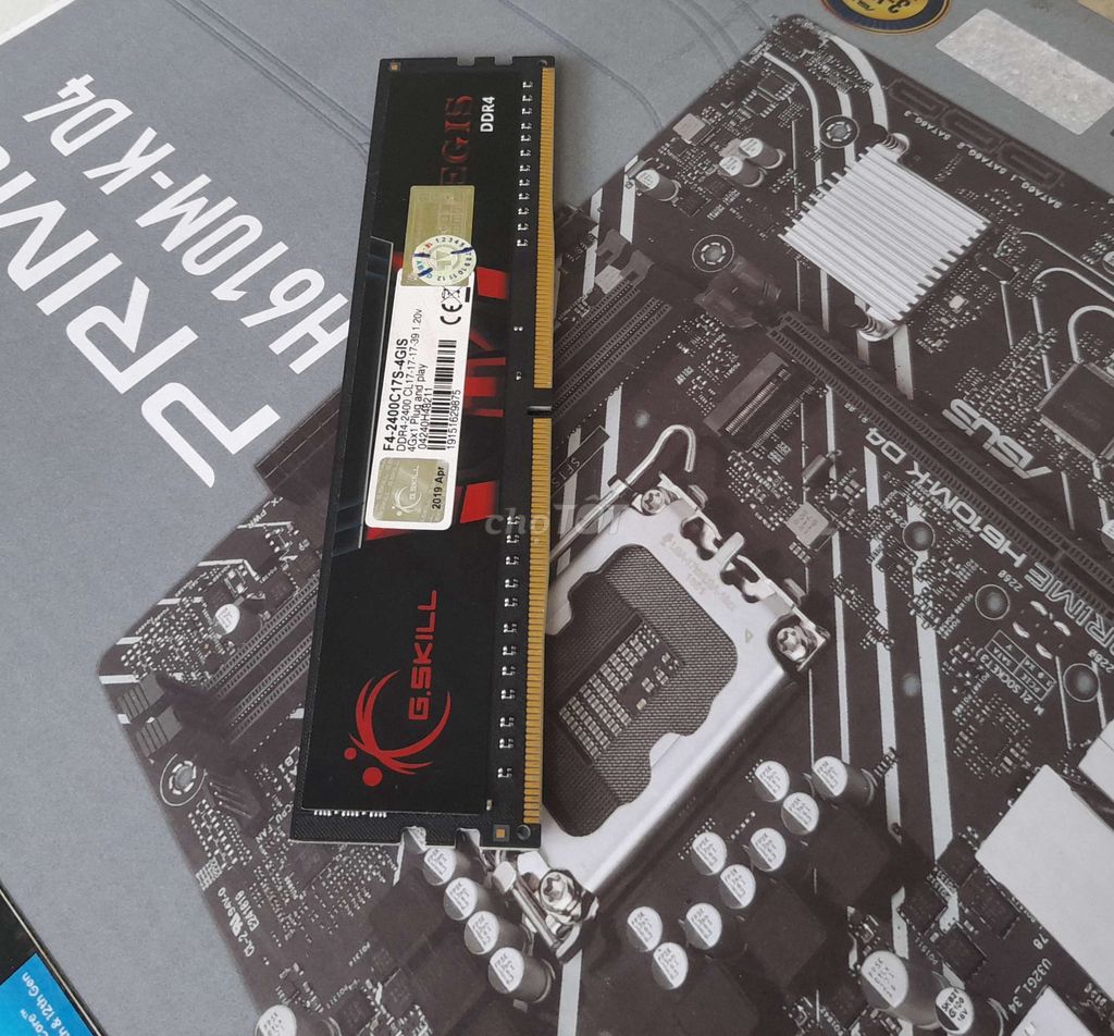 RAM máy tính G.Skill DDR4 4GB đẹp zin bh 1th. Mua bán Linh kiện (RAM, Card...) tại Thành phố Thủ Dầu Một Bình Dương được đăng bởi Phú Dương  hình 1