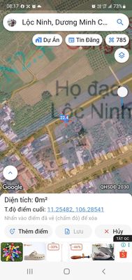 Cắt lỗ 2 nền Đất full thổ nằm trung tâm xã Lộc Ninh