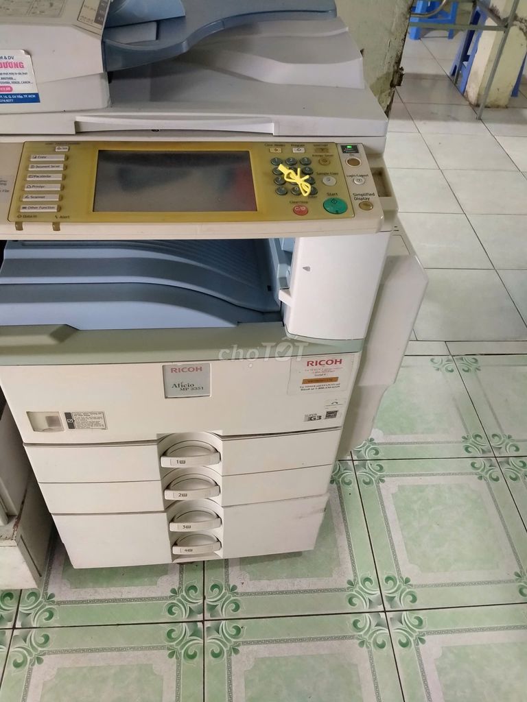 Máy photocopy Ricoh Aficio MP 3351. Mua bán Đồ dùng văn phòng tại Thành phố Thuận An Bình Dương được đăng bởi Trịnh Đức Hùng hình 1