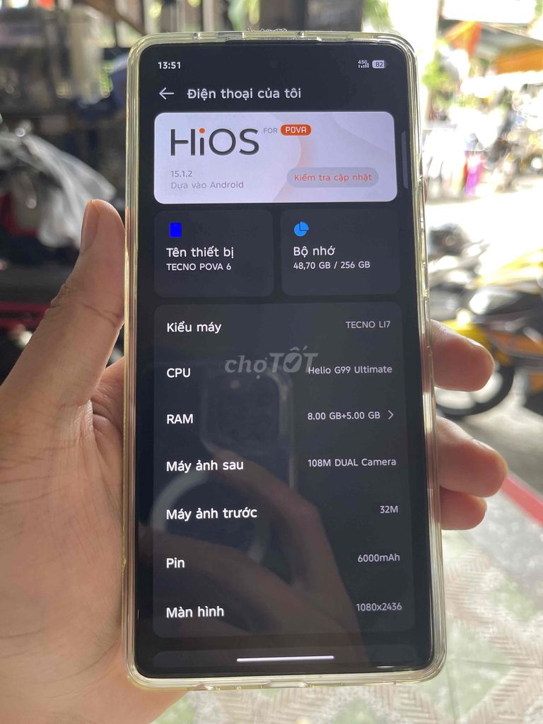 Tecno Pova 6 256GB RAM 8GB. Mua bán Điện thoại tại Quận Tân Phú Tp Hồ Chí Minh được đăng bởi Tony Chung hình 1