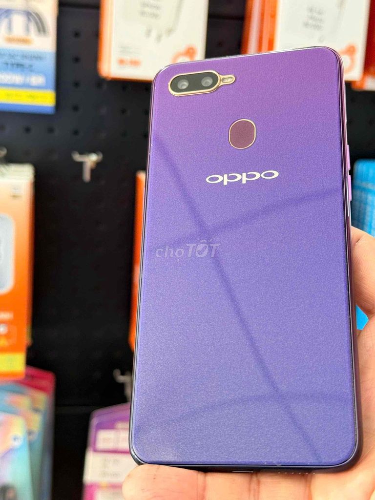 Oppo F9 64GB Tím Đã qua sử dụng. Mua bán Điện thoại tại Thành phố Sóc Trăng Sóc Trăng được đăng bởi điện thoại giá sỉ 501lê Hồng Phong  hình 1