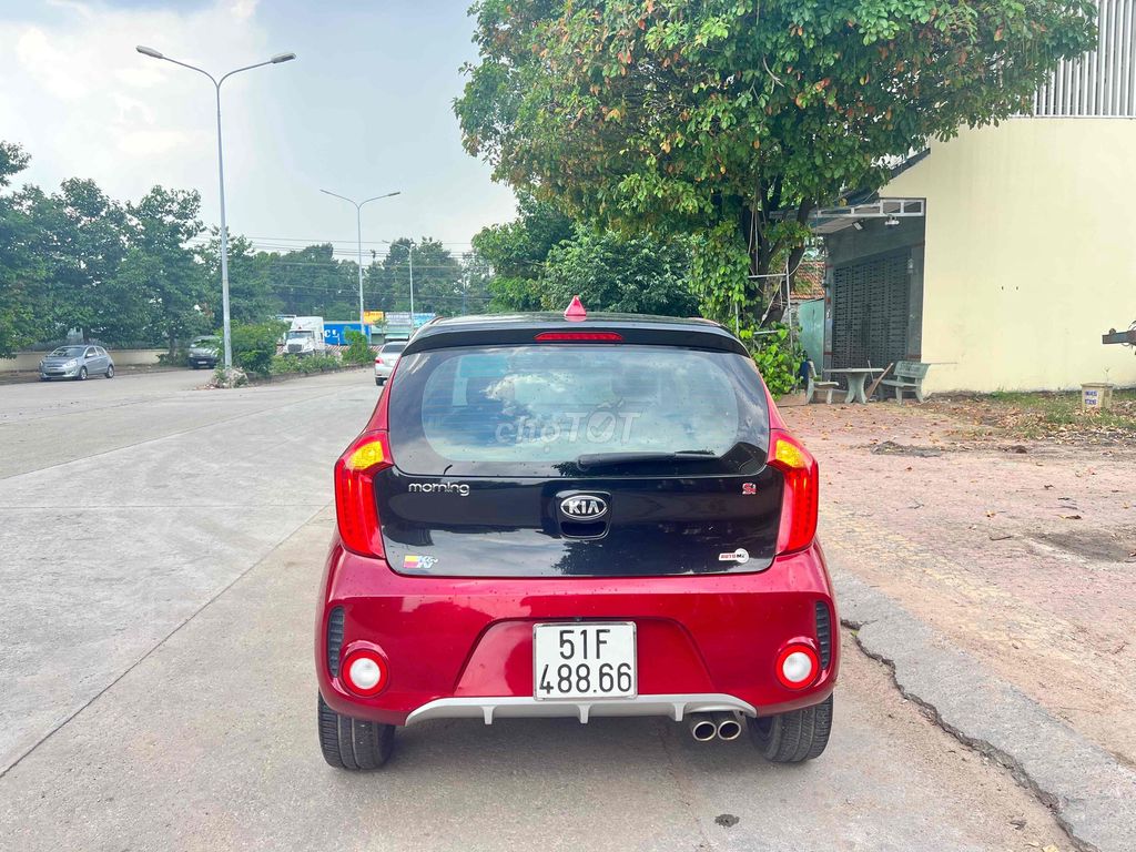 Kia Morning 2017 Si 1.25 AT Bản Limited Đỏ Đen. Mua bán Ô tô tại Thành phố Dĩ An Bình Dương được đăng bởi Hiếu Auto Nghĩa Phát hình 4