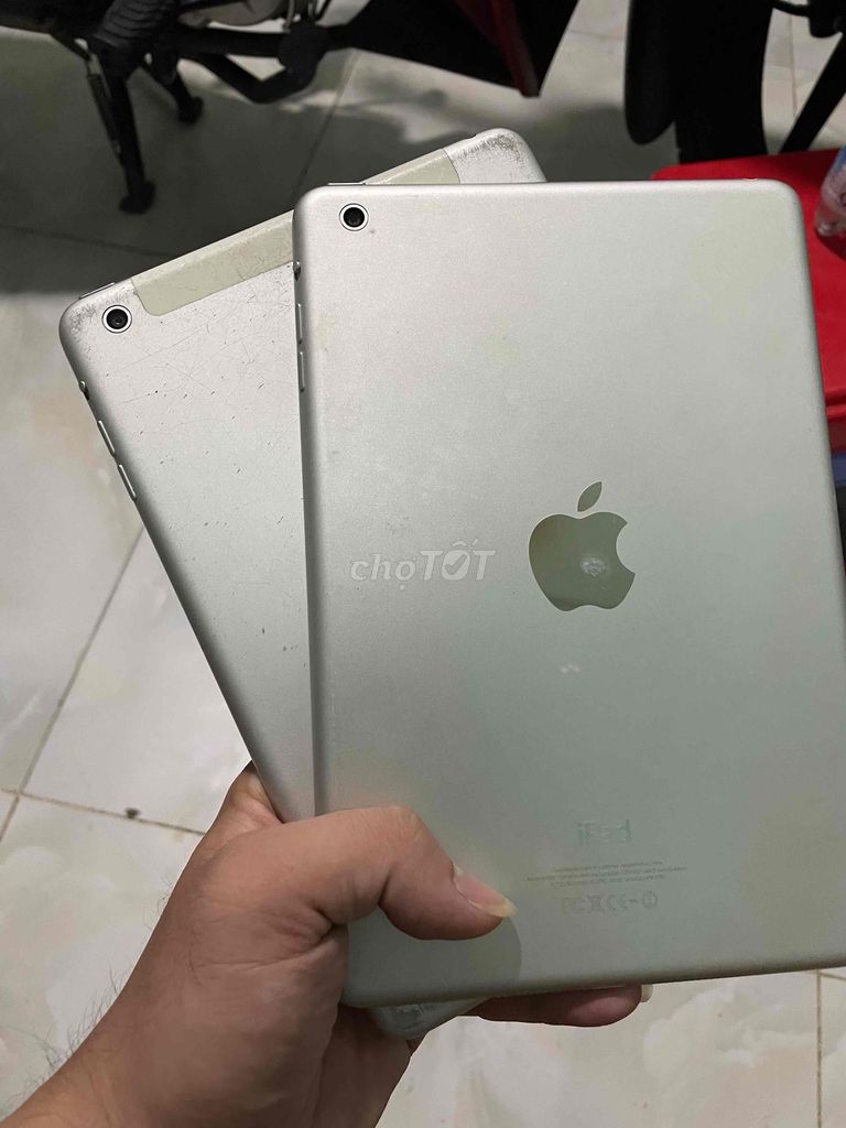 Cặp ipad mini 1 (xác còn màn+pin ,vỏ còn ok). Mua bán Máy tính bảng tại Quận Bình Tân Tp Hồ Chí Minh được đăng bởi Hải hình 1