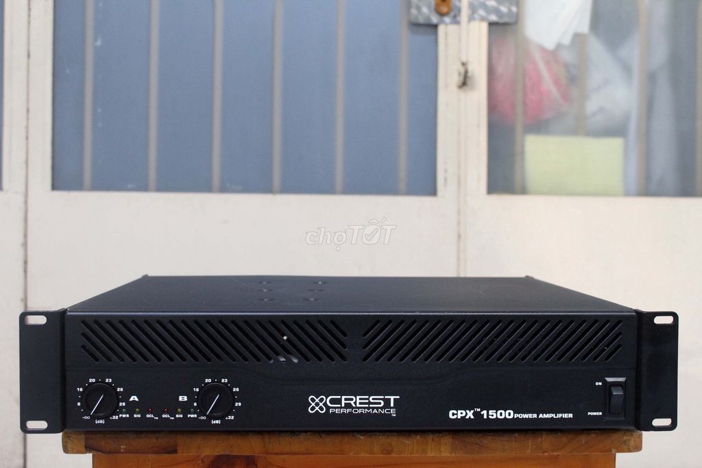 Power amplifier  CREST Audio CPX-1500   U.S.A. Mua bán Tivi, Âm thanh tại Quận 8 Tp Hồ Chí Minh được đăng bởi tran thanh long hình 1