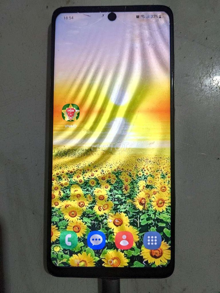 Samsung A51 Đen Nứt kính, không sạc. Mua bán Điện thoại tại Quận 12 Tp Hồ Chí Minh được đăng bởi Đam mê công nghệ hình 1