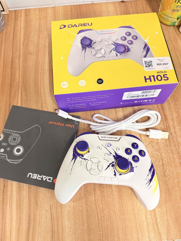 Tay cầm chơi game Dareu H105. Mua bán Thiết bị chơi game tại Thành phố Mỹ Tho Tiền Giang được đăng bởi nguyên hình 1