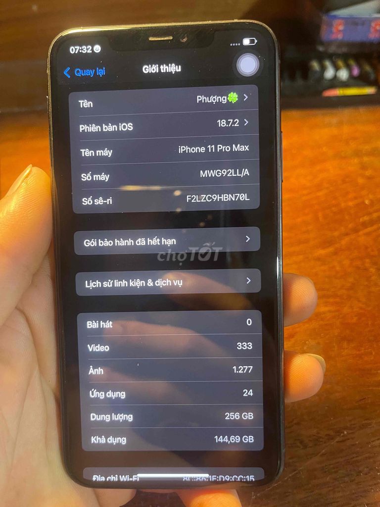 Apple iPhone 11 Pro Max 256GB Xám. Mua bán Điện thoại tại Huyện Bình Giang Hải Dương được đăng bởi Không Tồn Tại hình 1