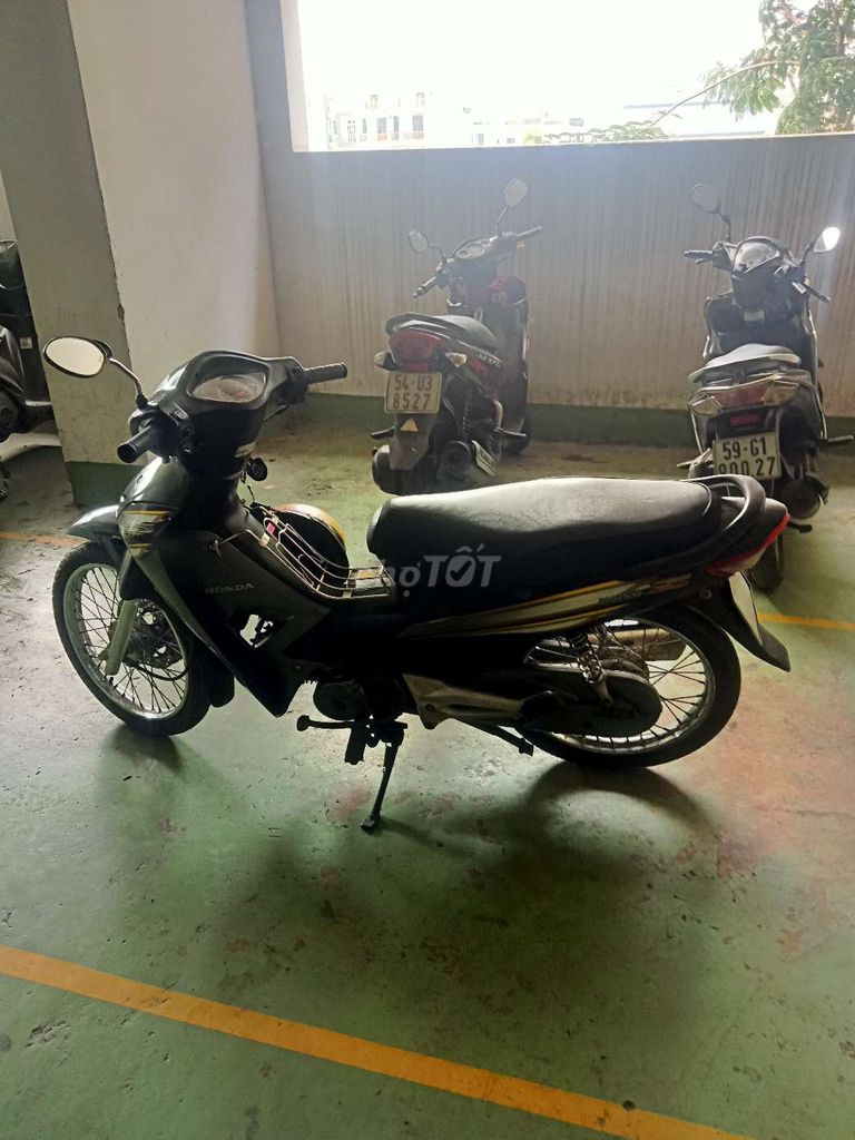Honda Wave 2008 чёрный, полуавтомат