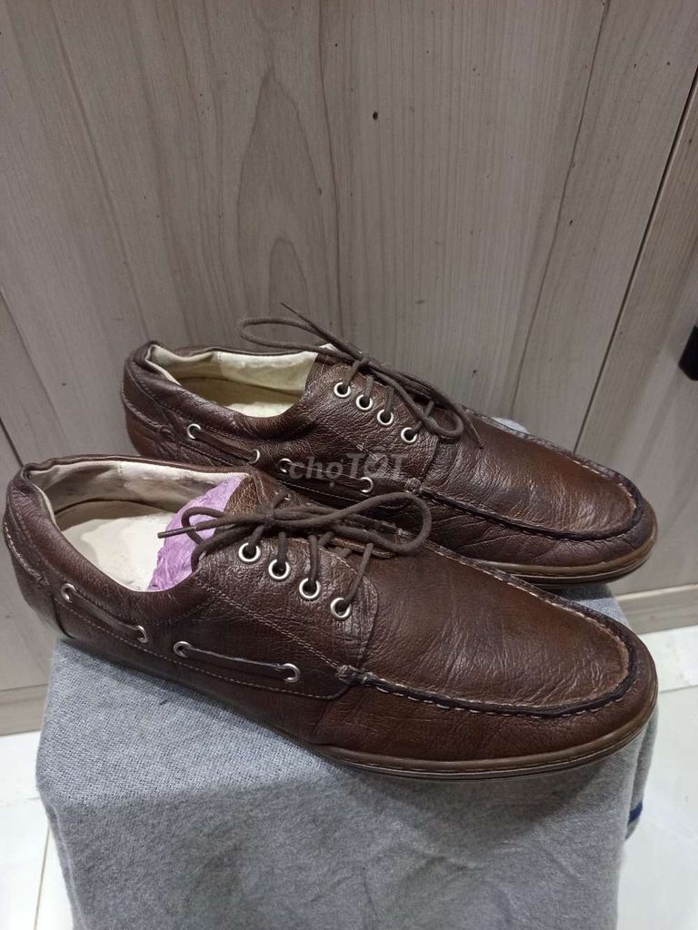 Giày Splendor Nam Da bò Nâu size 41.5-42. Mua bán Giày dép tại Quận 7 Tp Hồ Chí Minh được đăng bởi giày xi ANH VŨ hình 1