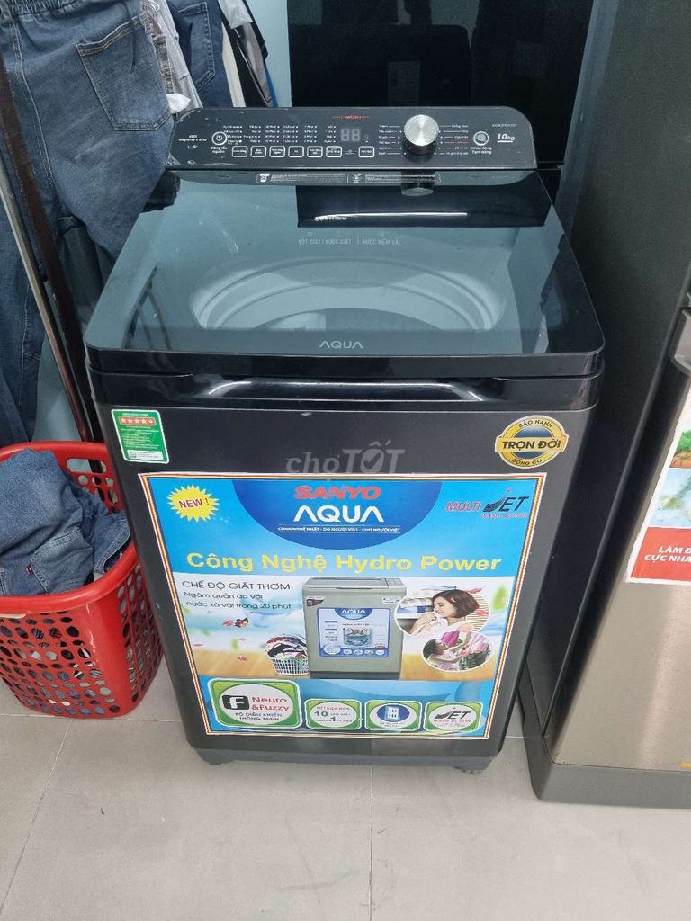 Thanh lý máy giặt Aqua Inverter 10 kg chạy tốt