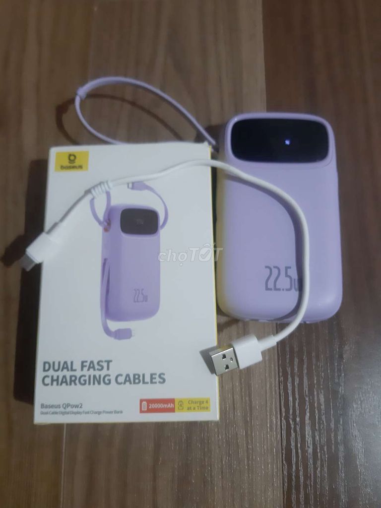 Sạc dự phòng Baseus 20.000mah 22.5w