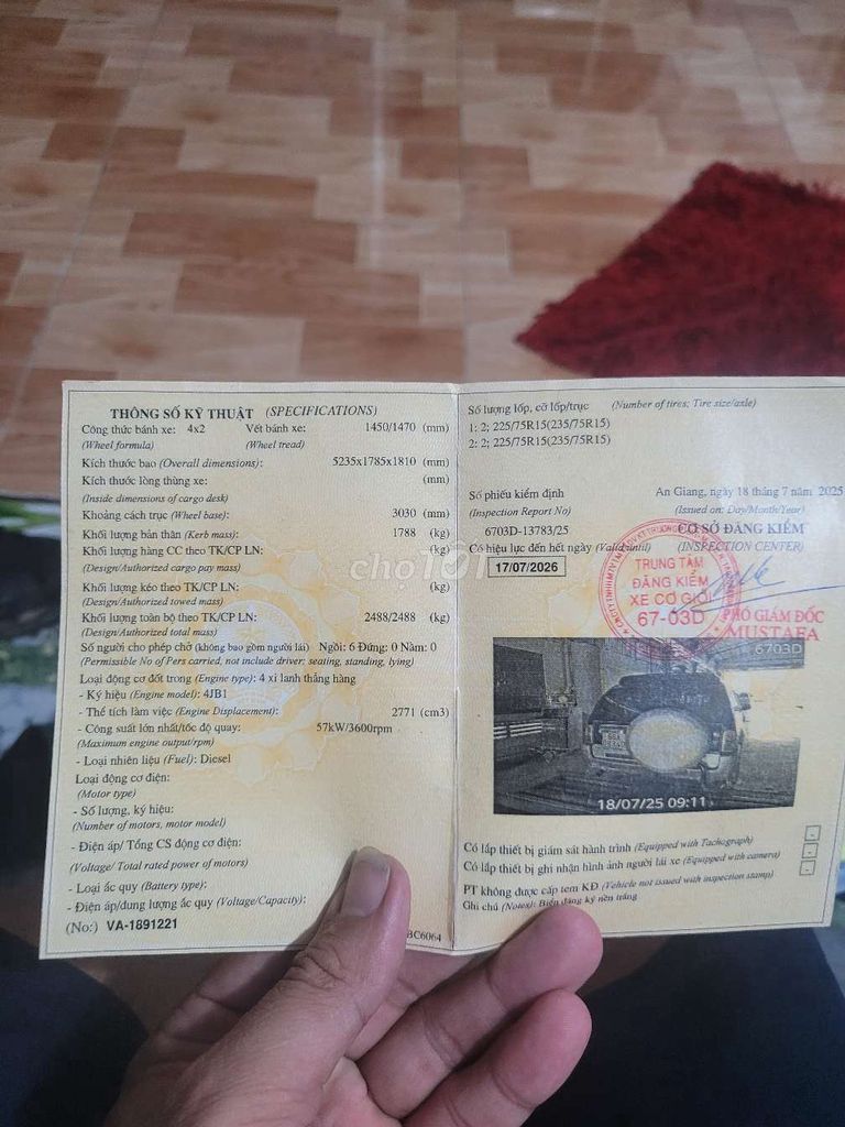 Bán xe Farri 7 chỗ, 5 cái võ mới đăng kiểm mới. Mua bán Ô tô tại Thành phố Hồng Ngự Đồng Tháp được đăng bởi Nhánh hình 9