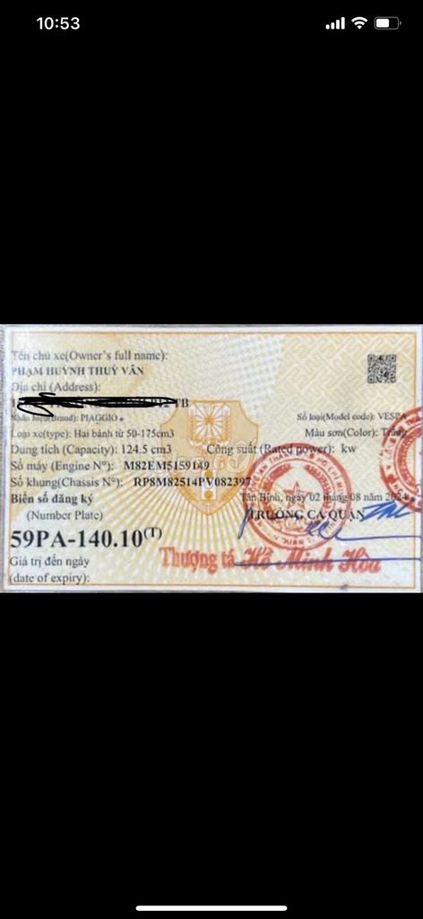 Bán xe vespa. Mua bán Xe máy tại Quận Tân Phú Tp Hồ Chí Minh được đăng bởi Thuan hình 8