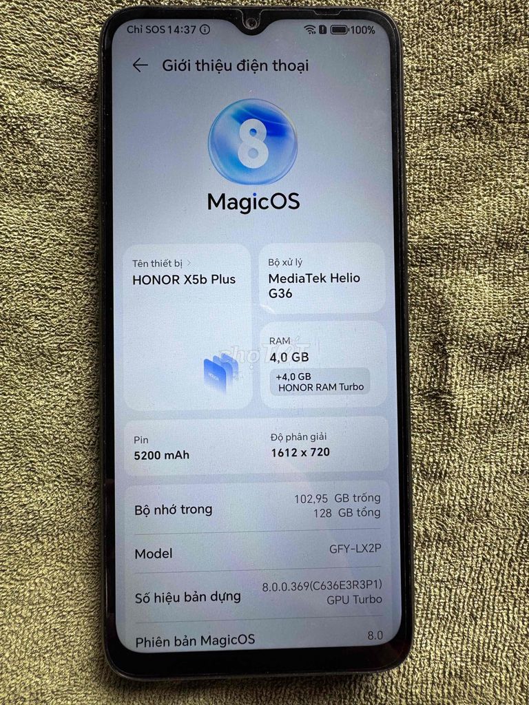 bán Honor X5b Plus 4GB/128GB Đen. Mua bán Điện thoại tại Quận 10 Tp Hồ Chí Minh được đăng bởi  THU MUA LAPTOP Duc Tuan hình 1