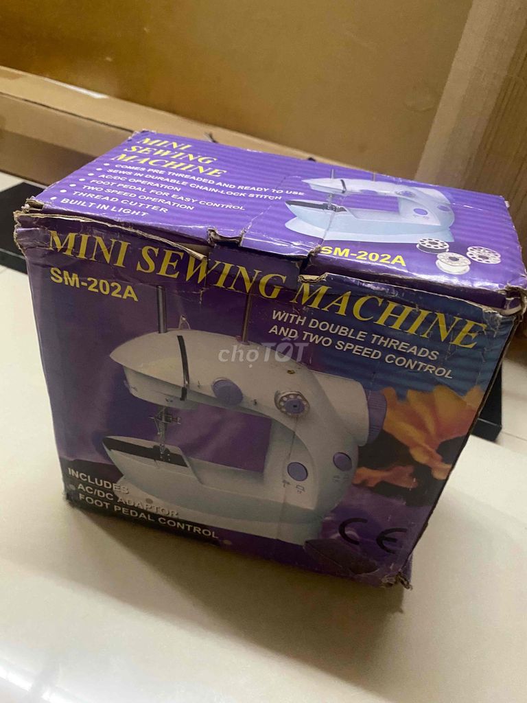 Máy may mini SM-202A Trắng Tím hoạt động tốt. Mua bán Nội thất, đồ gia dụng khác tại Quận Thanh Khê Đà Nẵng được đăng bởi Tiến hình 1