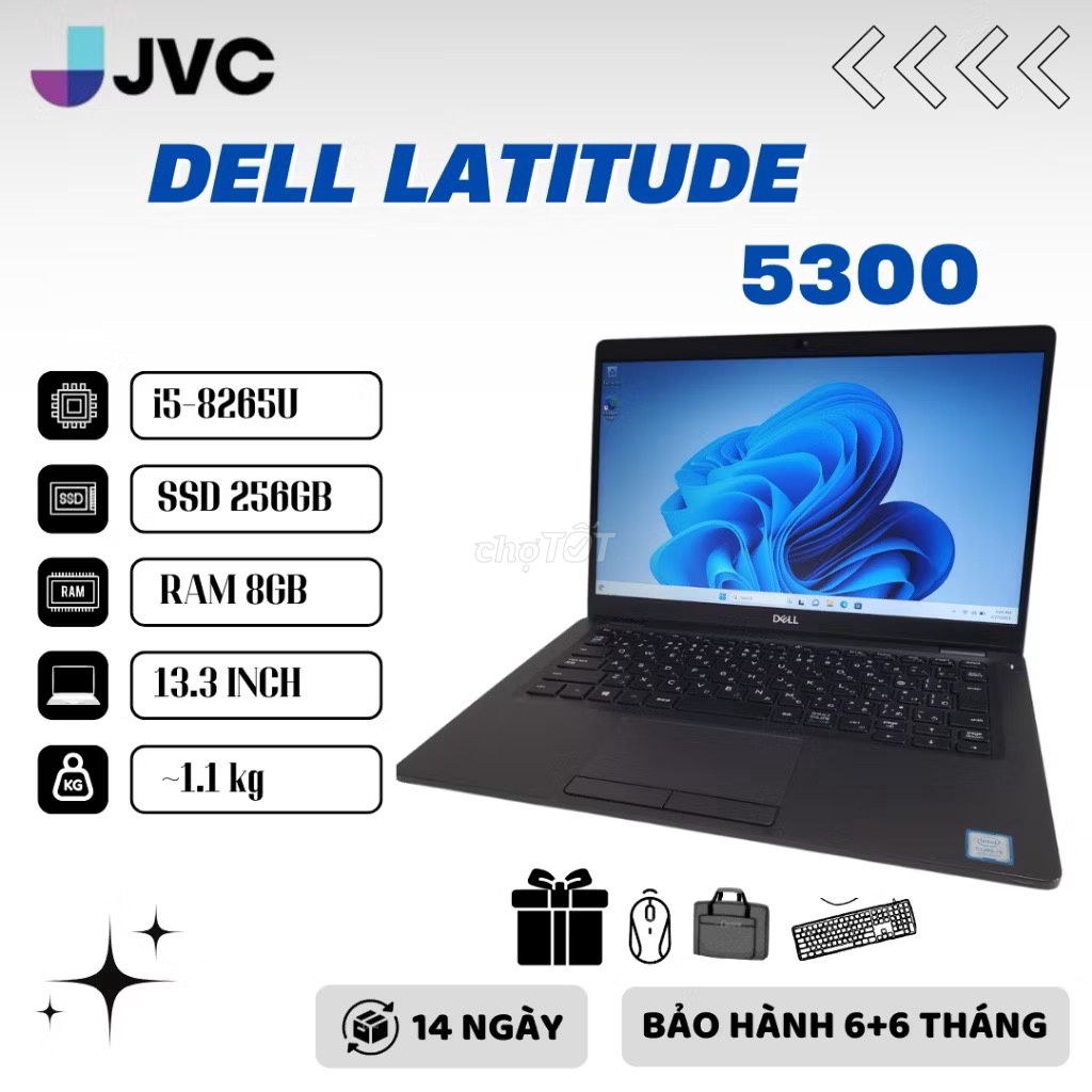 Dell Latitude 5300 i5-8265U 13.3 inch 8GB/256GB. Mua bán Laptop tại Thị xã Tân Uyên Bình Dương được đăng bởi Tên chưa cung cấp hình 1