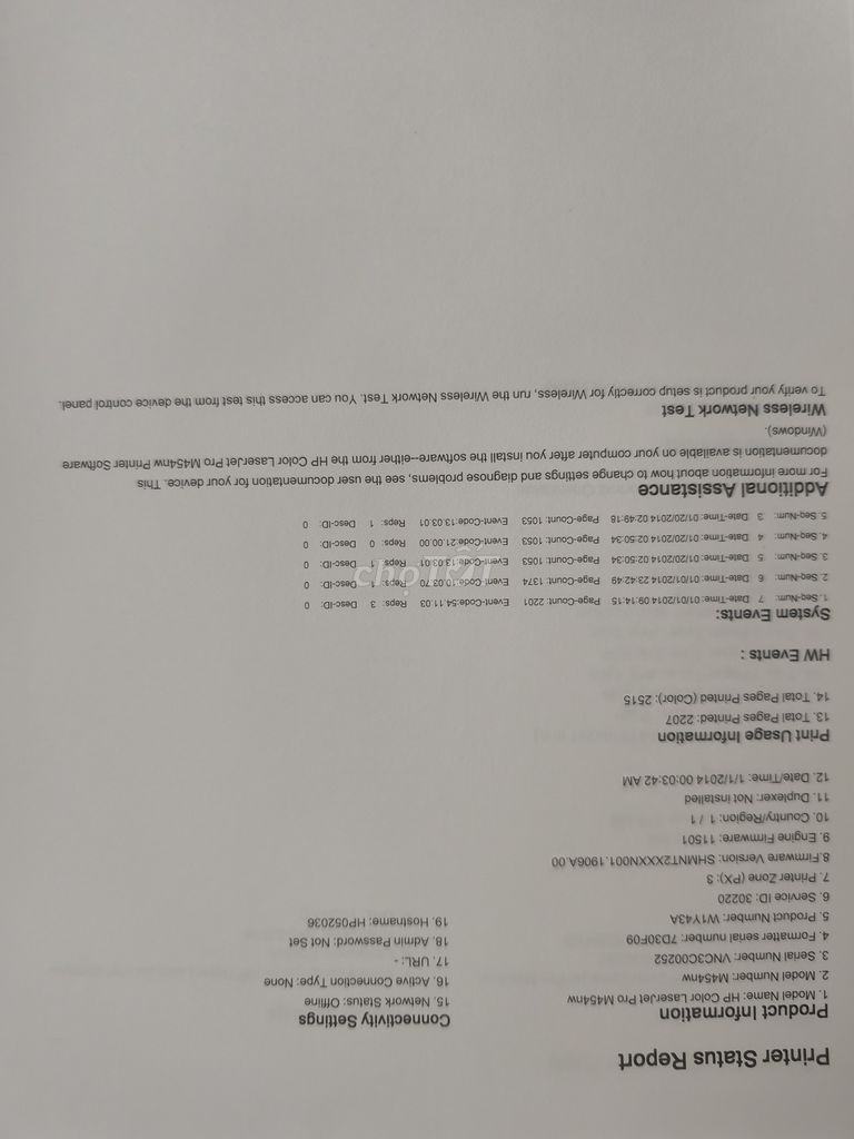 Máy in HP Color LaserJet Pro M454nw. Mua bán Đồ dùng văn phòng tại Quận Bình Tân Tp Hồ Chí Minh được đăng bởi Trung hình 1