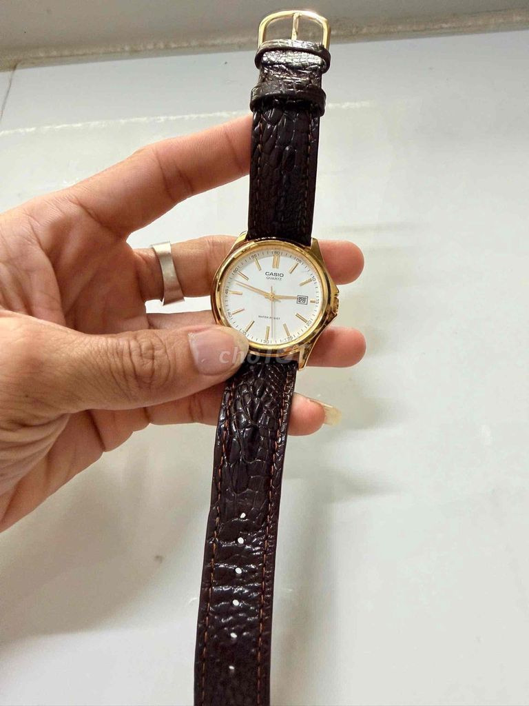 Đồng hồ Casio dây da cá sấu. Mua bán Đồng hồ tại Huyện Châu Thành An Giang được đăng bởi ROCKER LUXURY hình 1