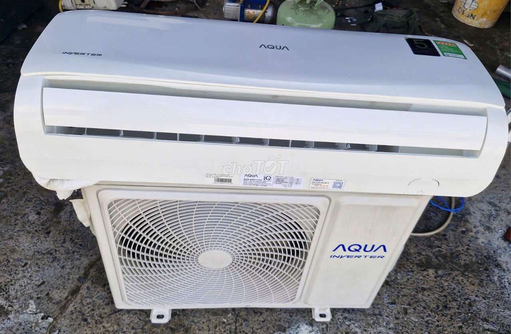 Máy lạnh Aqua 1hp inveter đời mới gas 32 date2022