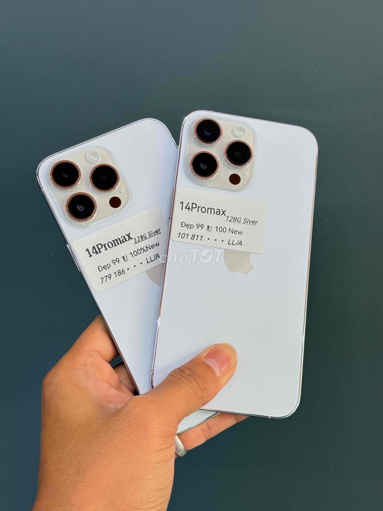 Apple iPhone 14 Pro Max 128GB Bạc Đẹp 99%. Mua bán Điện thoại tại Quận Ninh Kiều Cần Thơ được đăng bởi DUY IPHONE  hình 1