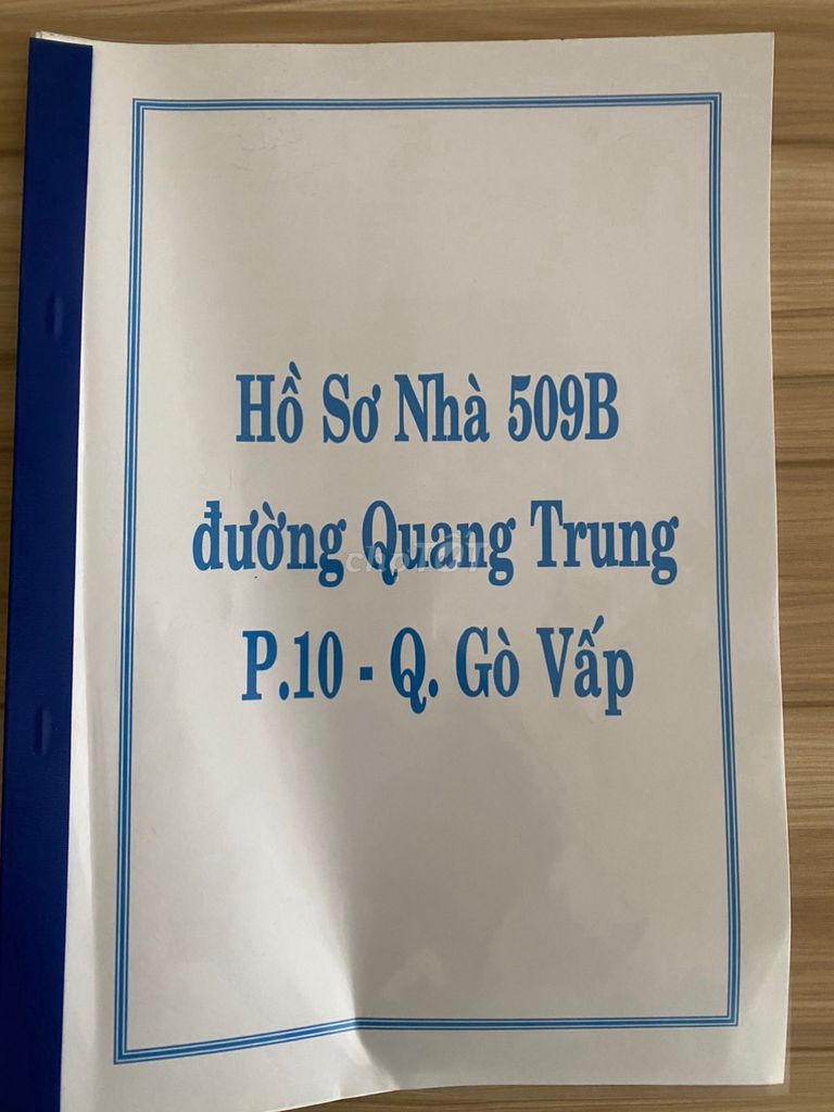 Bán nhà mặt tiền rẻ đẹp (5x40) 509 Quang Trung P10 Gò Vấp (kk99)