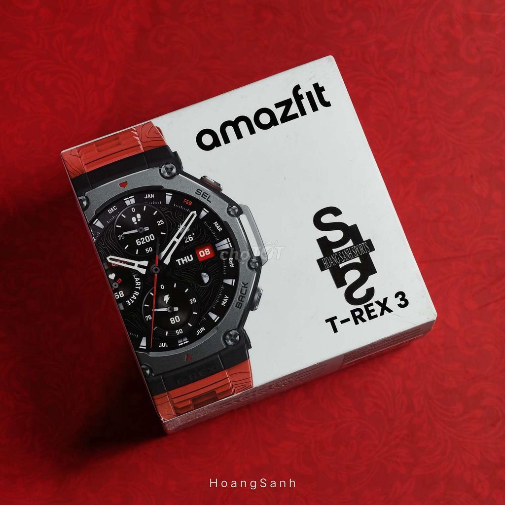 Amazfit T-Rex 3 Lava 48mm Newseal Quốc Tế BH 06 TH. Mua bán Thiết bị đeo thông minh tại Quận 11 Tp Hồ Chí Minh được đăng bởi HOÀNG SANH SPORTS hình 1