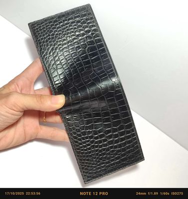 Ví ngang da bụng cá sấu 2 mặt. Mua bán Túi xách tại Quận Liên Chiểu Đà Nẵng được đăng bởi Bão Craft Leather