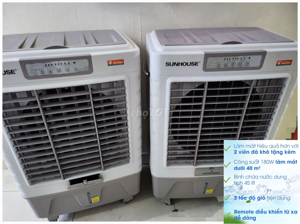 Quạt hơi nước cao cấp 180w SUNHOUSE SHD7749 MỚI 💯%