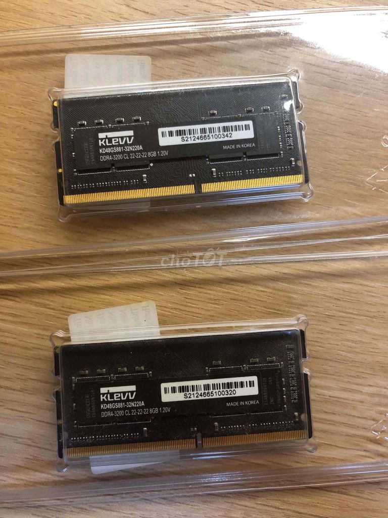RAM Laptop KLEVV DDR4 16GB 3200MHz Đã sử dụng. Mua bán Linh kiện (RAM, Card...) tại Thành phố Trà Vinh Trà Vinh được đăng bởi Tô Thanh Loan hình 1