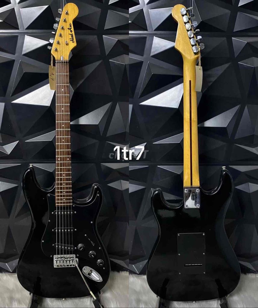 Đàn guitar điện Mad Axe Stratocaster Đen. Mua bán Nhạc cụ tại Thành phố Thủ Đức Tp Hồ Chí Minh được đăng bởi Nhạc cụ Vũ Ân hình 1