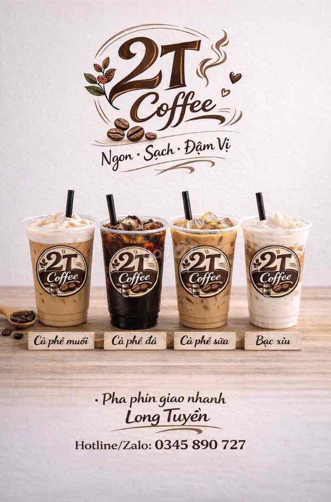 Cà phê 2T Coffee nguyên chất. Mua bán Đồ ăn, thực phẩm và các loại khác tại Quận Bình Thuỷ Cần Thơ được đăng bởi Trân Trân hình 1
