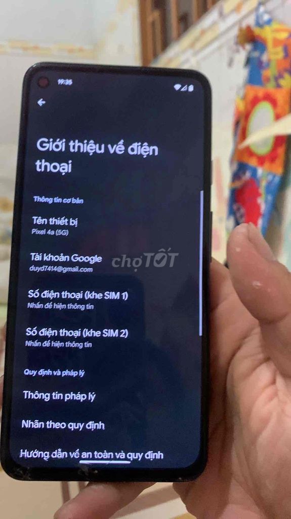 Google Pixel 4a 128GB Đen Đã sử dụng. Mua bán Điện thoại tại Huyện Cao Lãnh Đồng Tháp được đăng bởi duy hình 1