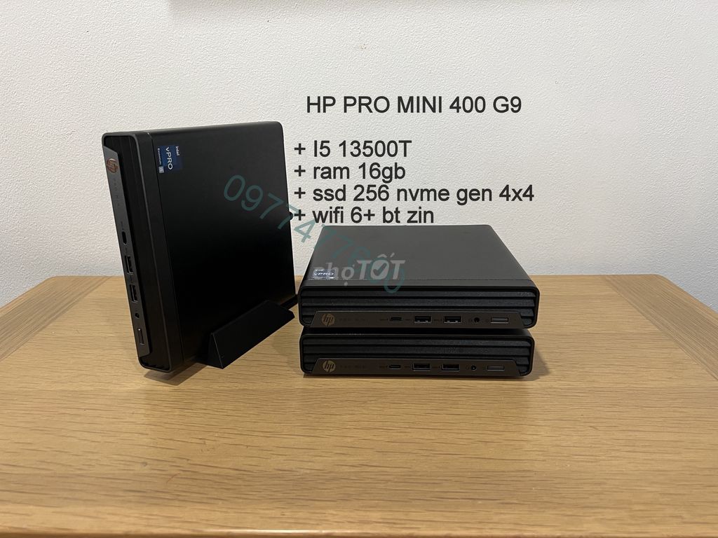 pc mini hp pro 400G9 i5-13500T Dram4 16Gb SSD256