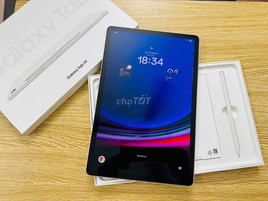 Samsung Galaxy Tab S9 12GB/256GB BH 25.11.2026. Mua bán Máy tính bảng tại Quận Đống Đa Hà Nội được đăng bởi NHẬT LỆ CAMERA hình 1