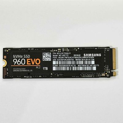 Ổ cứng SSD M2-PCIe 1TB Samsung 960 EVO NVMe 2280. Mua bán Linh kiện (RAM, Card...) tại Quận Tân Bình Tp Hồ Chí Minh được đăng bởi Memoryshop