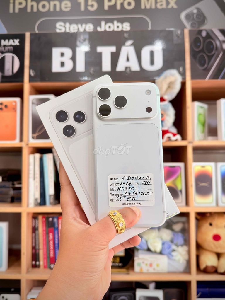 IPhone 17ProMax 256GB VN Likenew. Mua bán Điện thoại tại Thành phố Long Xuyên An Giang được đăng bởi Bi Táo Store hình 1