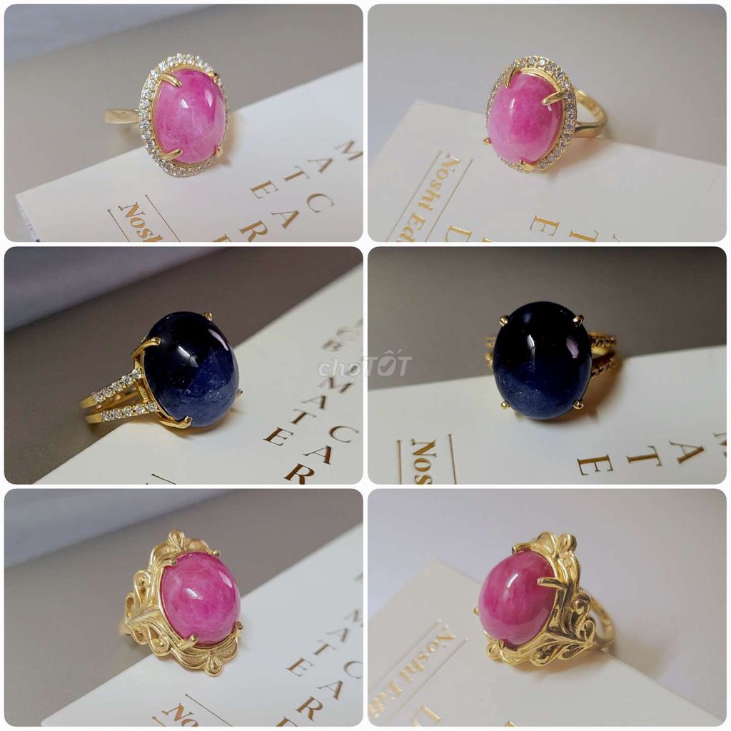 Nhẫn đá quý Ruby, Sapphire tự nhiên hàng chọn lọc. Mua bán Phụ kiện thời trang khác tại Thành phố Nha Trang Khánh Hòa được đăng bởi Rio Natural Gemstone Jewelry hình 1