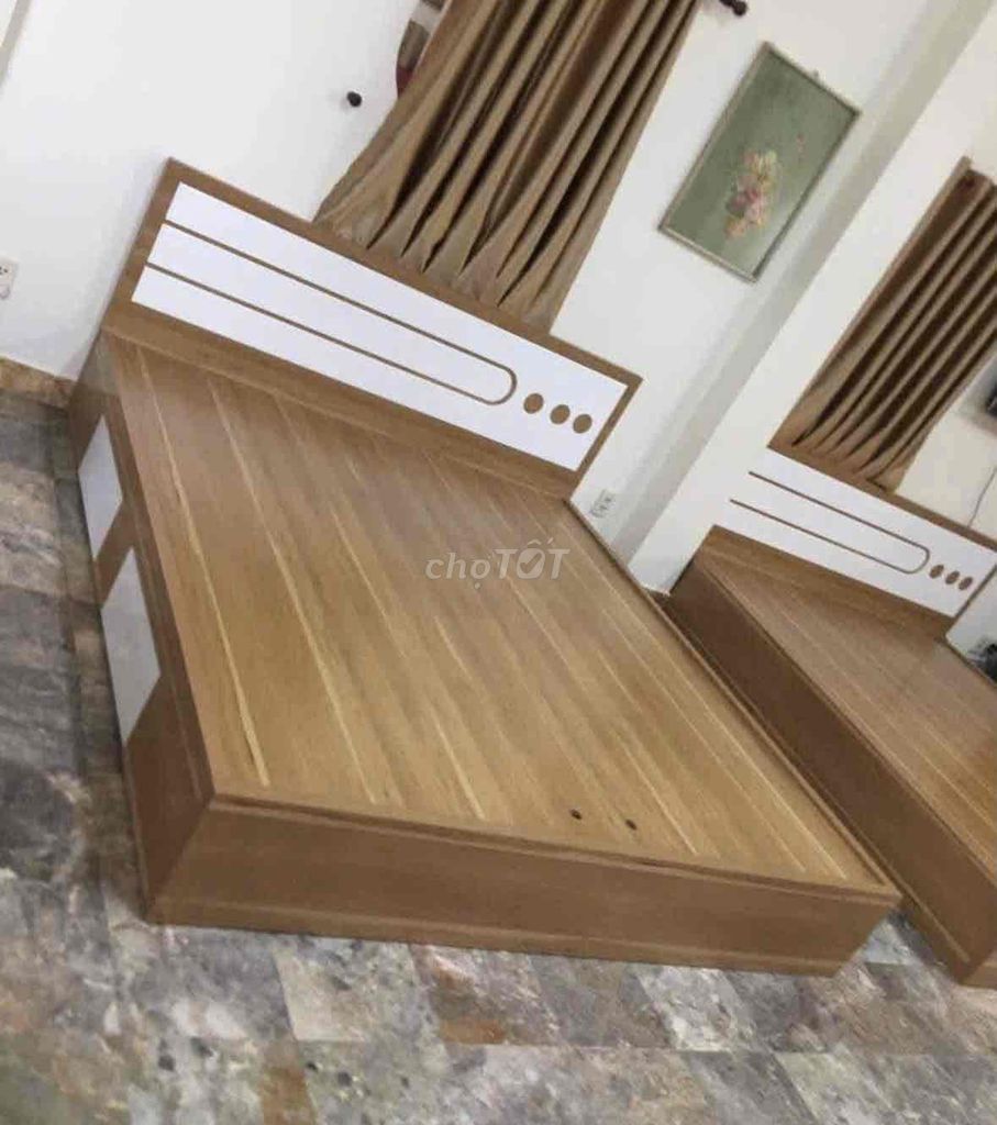 Giường ngủ Gỗ MDF 1m6x2m. Mua bán Giường, chăn ga gối nệm tại Huyện Bình Chánh Tp Hồ Chí Minh được đăng bởi Hong Le hình 1