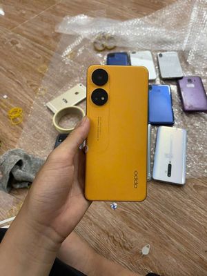 Oppo Reno 8T 8/256g, mất vân, vỏ da đẹp