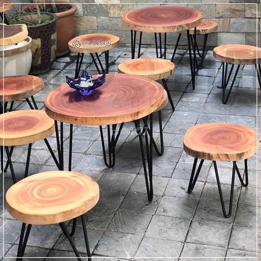 GHẾ-BÀN GỖ NGUYÊN KHỐI, CAFE QUÁN ĂN, TRANG TRÍ. Mua bán Bàn ghế tại Quận Bình Tân Tp Hồ Chí Minh được đăng bởi Sunny 79 hình 1