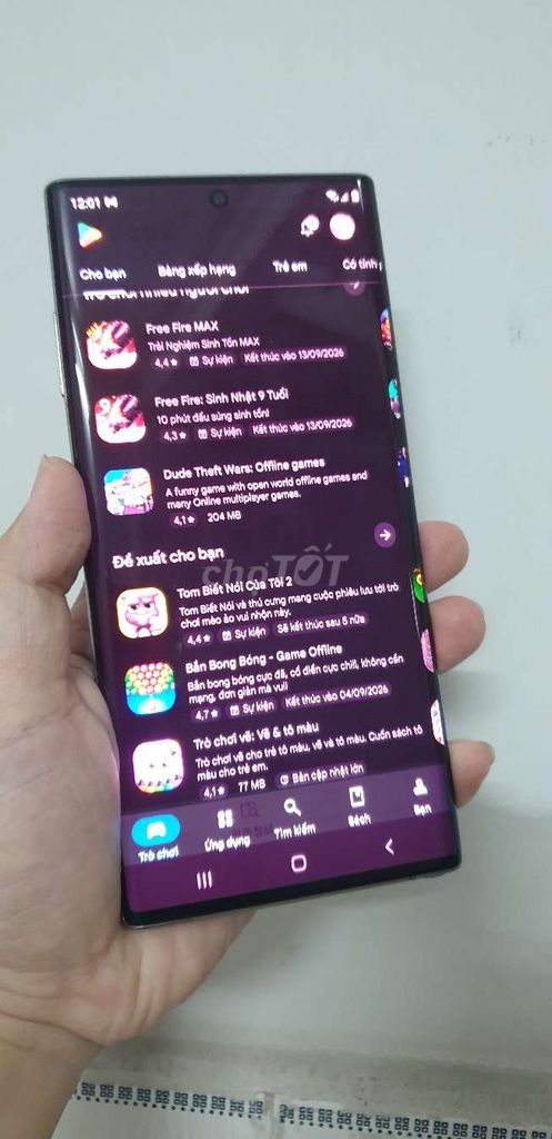 Samsung Note10Plus ram 12gb chơi game, lướt tiktok. Mua bán Điện thoại tại Quận Tân Phú Tp Hồ Chí Minh được đăng bởi Trần Gia Bảo hình 1