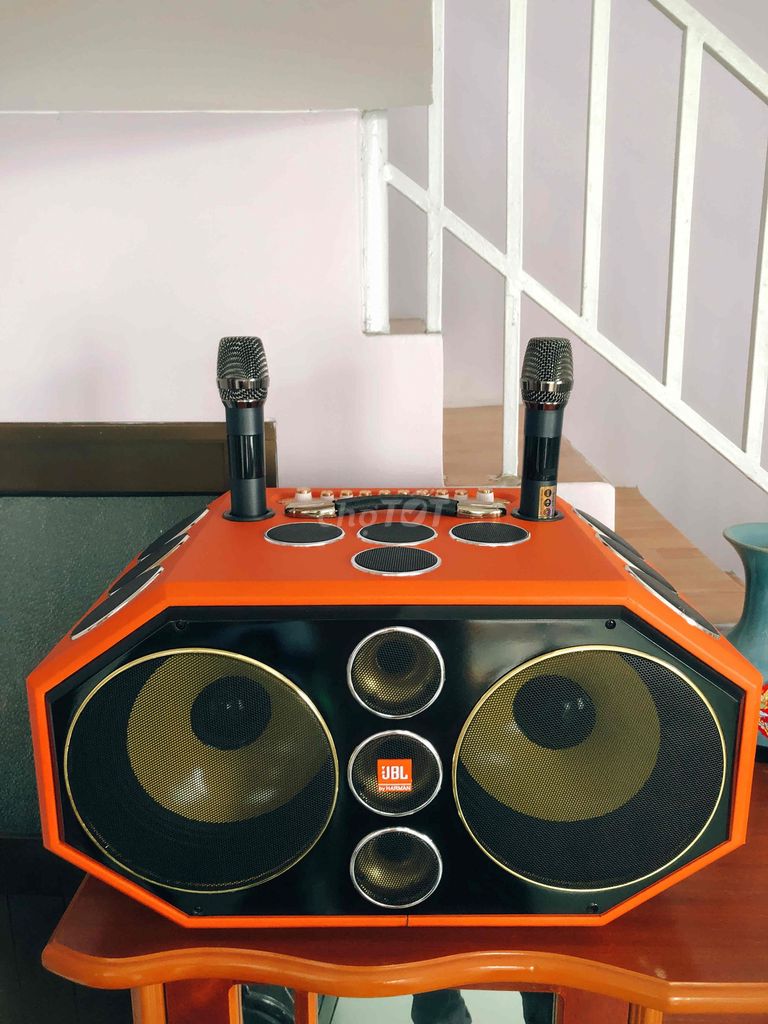 Loa karaoke JBL Cam kèm 2 micro. Mua bán Tivi, Âm thanh tại Thành phố Thuận An Bình Dương được đăng bởi Hồ Huỳnh hình 1