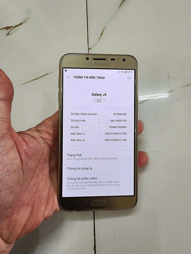 Bán Máy Samsung J4 zin cũ màn amoled
