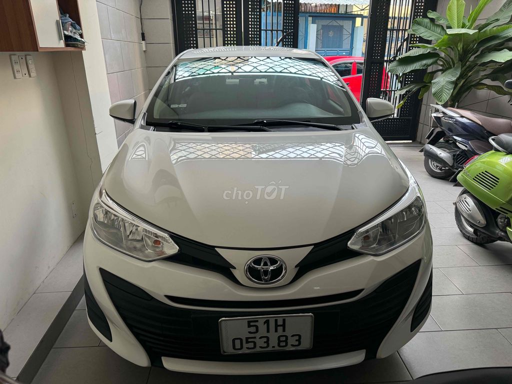 Toyota Vios 2019 1.5E MT - 67000 km,màu trắng