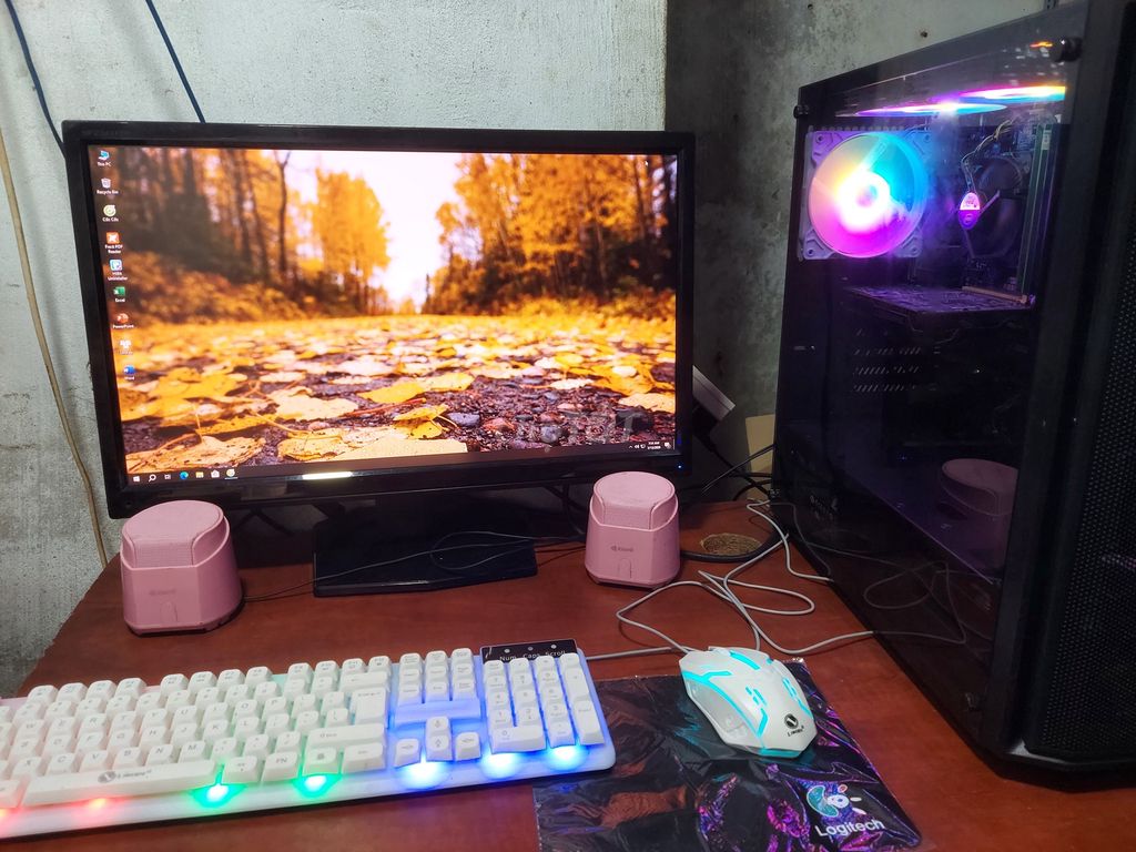 bo i7 4770 ram16G SSD Hdd GTX 1050 24 in game tot. Mua bán Máy tính để bàn tại Quận Bình Tân Tp Hồ Chí Minh được đăng bởi Kung PC hình 1