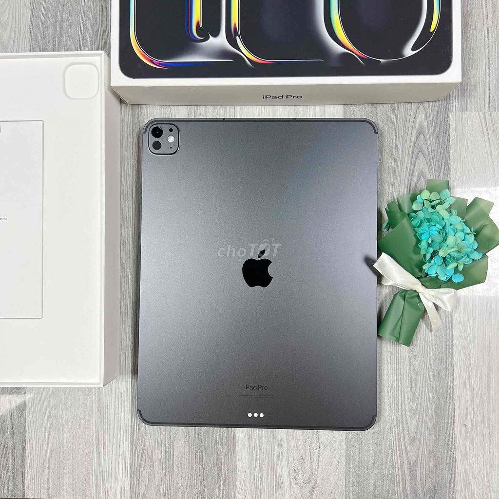 iPad Pro 13 M4 5G 256Gb Đen Fullbox Bh 10/2025