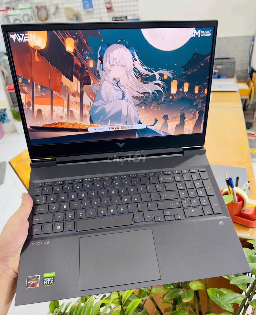 HP Victus 16 R5-5600H/16GB/512GB_RTX 3050. Mua bán Laptop tại Thành phố Thủ Đức Tp Hồ Chí Minh được đăng bởi Shop Cyber hình 1