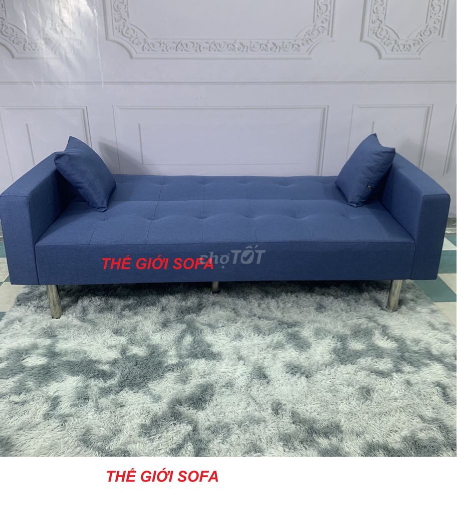 Bộ bàn ghế Sofa băng giường vải bố ở Bình Dương
